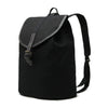 Karitco Cotton Canvas with Leather Casual Rucksack (Black)