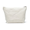 Karitco Cotton Canvas Make Up Bag with Brass Zipper Large