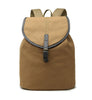 Karitco Cotton Canvas with Leather Casual Rucksack (Khaki)