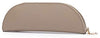 Simple pu leather leather pencil case business office stationery storage bag portable cosmetic hair powder brush