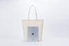 Canvas Laptop Tote Bag Laptop Zip Convertible Shoulder Bag Lunch Bag Weekender Tote handbag for Women -Karitco (Beige)