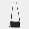 Nylon makeup simple and convenient handbag Han Chao ins wind super fire small exquisite fashion storage bag (Black)