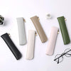 ipad pencil pen case fresh leather mini pen bag creative simple 3-4 capacity male and female high school