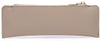 Simple triangle leather pencil bag male and female large capacity student stationery bag makeup powder brush pen bag