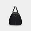 Large-capacity messenger travel bag Korean version of the wild nylon shoulder bag leisure sports fitness bag women (Black)
