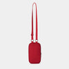 Passport Holder, Travel Wallet Neck Pouch/Purse, small Messenger (Red)
