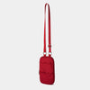 Passport Holder, Travel Wallet Neck Pouch/Purse, small Messenger (Red)