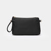Nylon makeup simple and convenient handbag Han Chao ins wind super fire small exquisite fashion storage bag (Black)