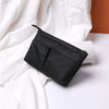 Simple waterproof cosmetic bag portable washing storage bag lined liner bag storage inner support bag in the bag (Black)