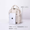 Wide Open Backpack Fashion Convertible Tote Backpack Convertable Diaper Bag Purse for Women Ladies Work School Travel Beach