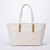 Karitco Korean Design Tote Shoulder Bag Eco Friendly Top Handle Satchel Purse with Multi Pockets (Beige)