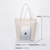 Karitco Womens Basic Canvas Tote Bag Beach Bag With Top Handles