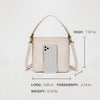 Canvas bucket bag 2020 new trendy simple shoulder messenger bag lady temperament handbag