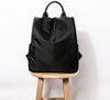 Backpack Women Oxford Canvas Bag Trendy Bag Korean Fashion Wild Travel Anti-theft Backpack (Black)
