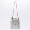 Canvas bag women wild ins fashion shoulder art small fresh simple messenger women's bucket bag