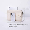 Casual Cloth Clutch Handbag Purse Wallet for Women Lady Party -Karitco (Beige)