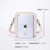 Fashion Square Crossbody Purse Vegan Small Zip Top Crossbody Bag Satchel Purses-Karitco