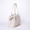 Bonston Design Canvas Tote Large Capacity Travel Beach Bag Weekend Tote-Karitco (Beige)