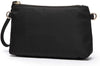 Nylon makeup simple and convenient handbag Han Chao ins wind super fire small exquisite fashion storage bag (Black)