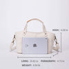 Simple Shoulder Bag Fashionable Designer Casual Convertible Handbag Tote Crossbody Purse-Karitco (Black)
