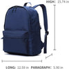 New casual Oxford cloth backpack men and women students schoolbag backpack tide brand travel bag (upgrada(black))