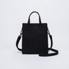 Canvas bag new trendy summer fashion trend messenger wild temperament small fresh small square bag (Black)