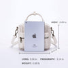Canvas Korean Stylish Fashion Shoulder Bag Crossbody Purse Boston Tote Bag -Karitco (Beige)