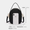 Nylon Messenger Bag Women's Bag Waterproof Multilayer Women's Bag Casual Lightweight Simple Handbag (Black)