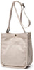 White canvas bag simple wild messenger bag ins shoulder Japanese girl small square bag