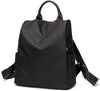 Backpack Women Oxford Canvas Bag Trendy Bag Korean Fashion Wild Travel Anti-theft Backpack (Black)