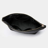 Lightweight nylon canvas liner bag convenient large-capacity Korean high-end exquisite cosmetics bag small (Black)