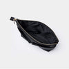 Simple waterproof cosmetic bag portable washing storage bag lined liner bag storage inner support bag in the bag (Black)