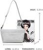 Polyester fiber carry-on bag with shoulder straps