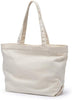 Canvas women bag ins wind summer wild niche women bag fashion soft shoulder portable tote bag (Beige)