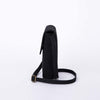Square Crossbody Bag Flapover Small Satchel Purse Hand Bags for Women -(Black)