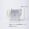 Canvas bag new tide net red personality spring and summer models fashion high-grade sense popular crossbody bucket bag female (Beige)