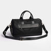 Large-capacity messenger travel bag Korean version of the wild nylon shoulder bag leisure sports fitness bag women (Black)