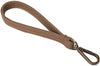 Clutch Strap Replacement Purse Strap - Canvas Wrist Strap for Wallet, Clutch, Pouch - Beige/Black/Brown (Brown)