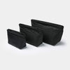 Nylon canvas Japanese small fresh and convenient cosmetic storage bag lined with ultra-light zipper inner bag