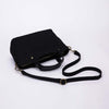 Simple Shoulder Bag Fashionable Designer Casual Convertible Handbag Tote Crossbody Purse-Karitco (Black)