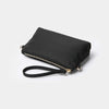 Nylon makeup simple and convenient handbag Han Chao ins wind super fire small exquisite fashion storage bag (Black)