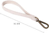 Clutch Strap Replacement Purse Strap - Canvas Wrist Strap for Wallet, Clutch, Pouch - Beige/Black/Brown (Brown)