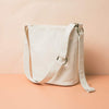 Canvas bag new tide net red personality spring and summer models fashion high-grade sense popular crossbody bucket bag female (Beige)