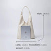 Canvas bag new wave net red personality portable bucket bag female Japanese literary large capacity shoulder bag