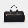Large-capacity messenger travel bag Korean version of the wild nylon shoulder bag leisure sports fitness bag women (Black)