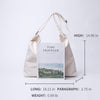 New canvas Japanese style wind bag sleeve hand-held hand bag super fire ins retro small bag