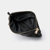 Nylon net red cosmetic bag female portable travel with ins wind super fire simple cute storage (Black)