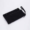 Popular Evening Bags Purse Envelop Clutch Chain Shoulder Womens Wristlet Handbag Foldover Pouch (Black)