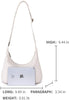 Crossbody Bag Canvas Neverfull Durable Trendy Neutral Shoulder Bags Purse Crossbody Bags -Karitco (Beige)