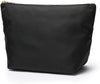 Oxford canvas storage bag vibrato cosmetic bag travel toilet bag convenient liner bag large (Black)